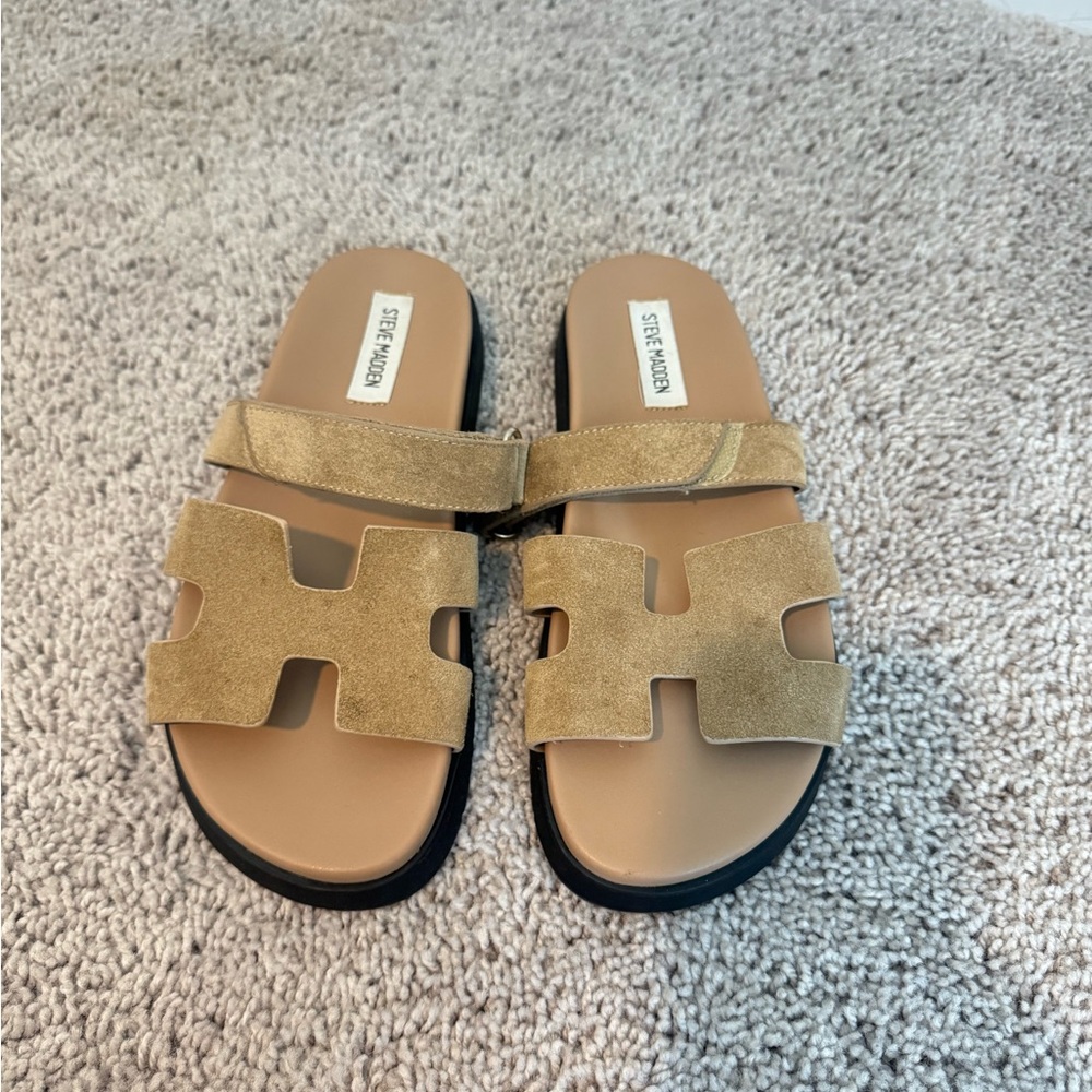 Steve Madden Mayven Suede Sandal 8.5